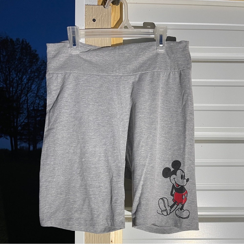 Gray Mickey Mouse Shorts